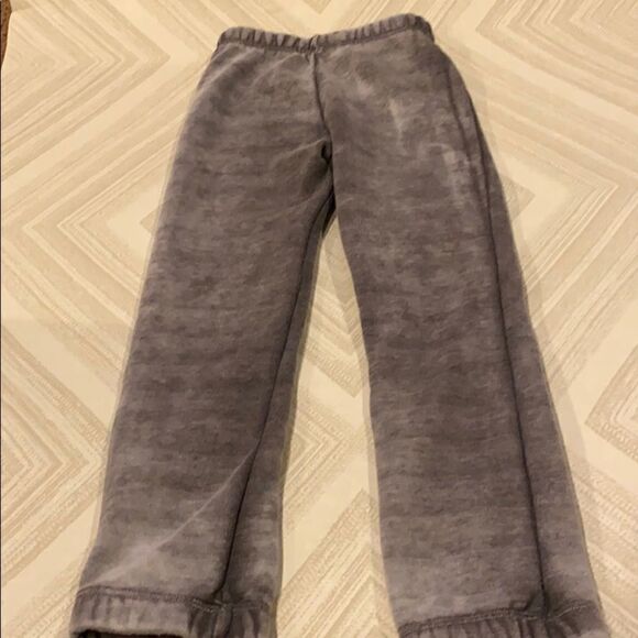 Chic2Chic Grey Faded Smiley Face Tie Sweatpants - Picture 5 of 6